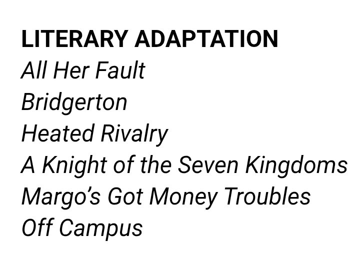 acbrightmont's tweet photo. 👀🏆 Off Campus, com Ella Bright e Belmont Cameli, foi indicada à categoria de Adaptação Literária do Gold Derby TV Awards 2026! https://t.co/mvA7shqfr7