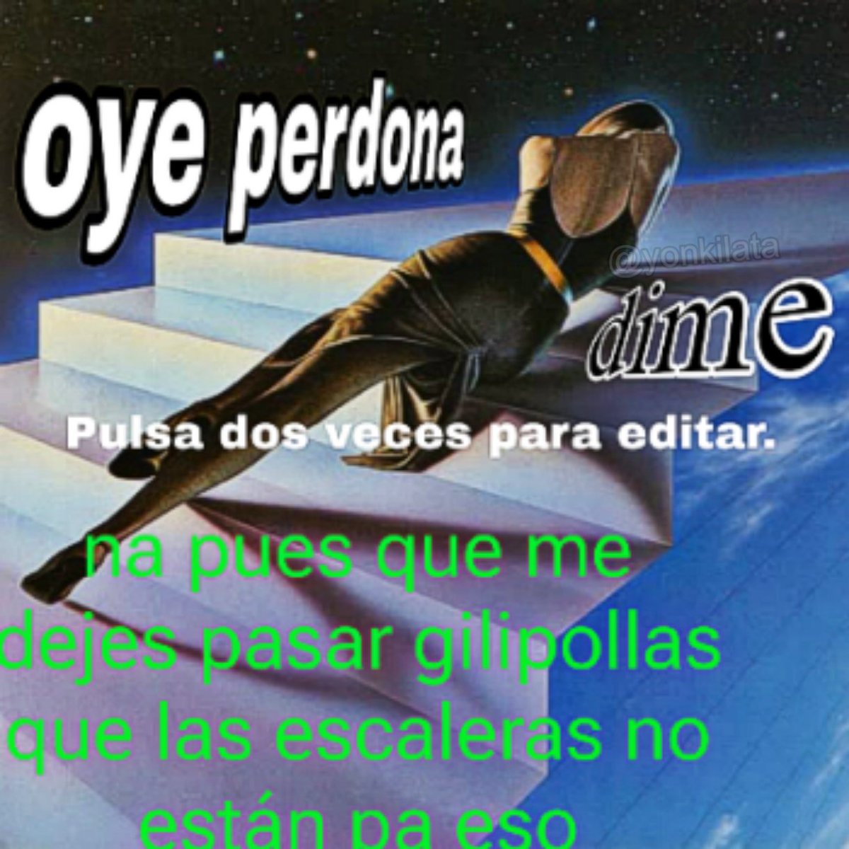 el_yonkilata's tweet photo. pero ayúdala no ves que se ha caído https://t.co/KZG4Pjy9s2
