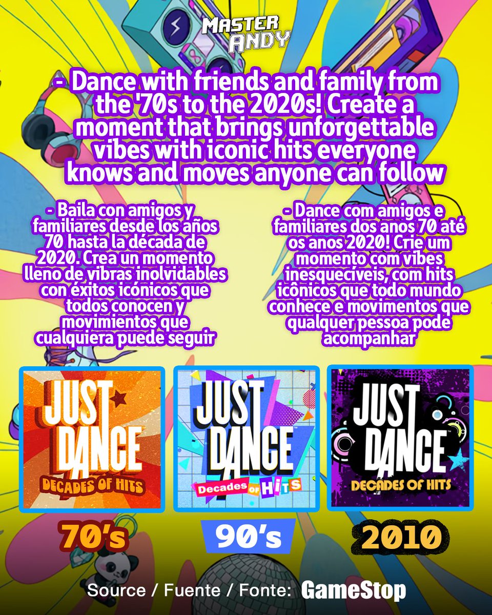 MasterAndyJD's tweet photo. 🧵(2/2): Share this thread so more people can stay updated on what’s new in this new era of Just Dance ✨ https://t.co/xE1CSrGMx9