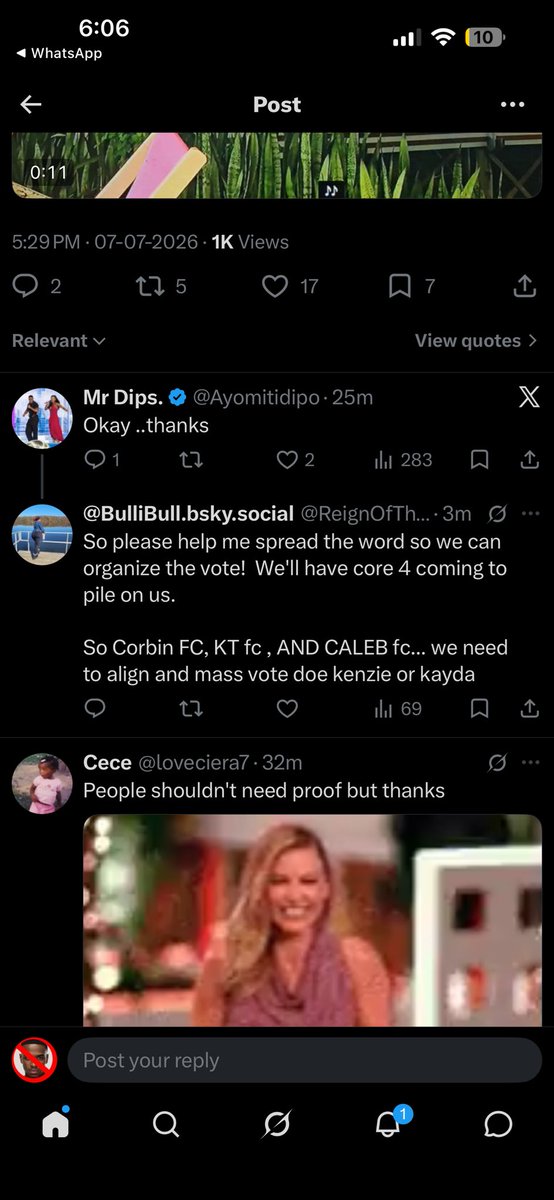 AniyaTheBaddes's tweet photo. @shesotii melanie fans, zayda fans carniya fans, yall better vote kc and tierra for least compatible before kc fandom kicks ur fave out https://t.co/ov2HfMjCNu