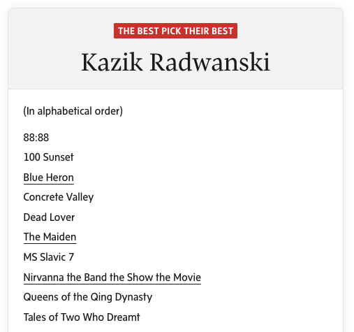 redvineski's tweet photo. Went with a very personal 10 favourite Canadian films for The Globe. All are by collaborators, friends, peers but more importantly they all feel vital and make me proud to be Canadian. They're not just my favourites they're directly inspiring me to want to make another movie. https://t.co/mlVJr6xRAA