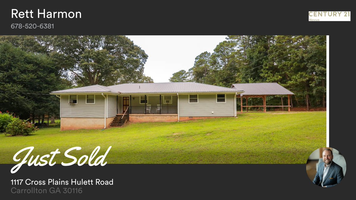 rettharmon's tweet photo. 🛌 3 🛀 2 🚘 2
📍 1117 Cross Plains Hulett Road, Carrollton, GA, 30116

My latest sale on RateMyAgent.
GA 243643
https://t.co/qeC4Lpbnx8

...
#ratemyagent #realestate #Century__Novus https://t.co/zcOsc02QPx