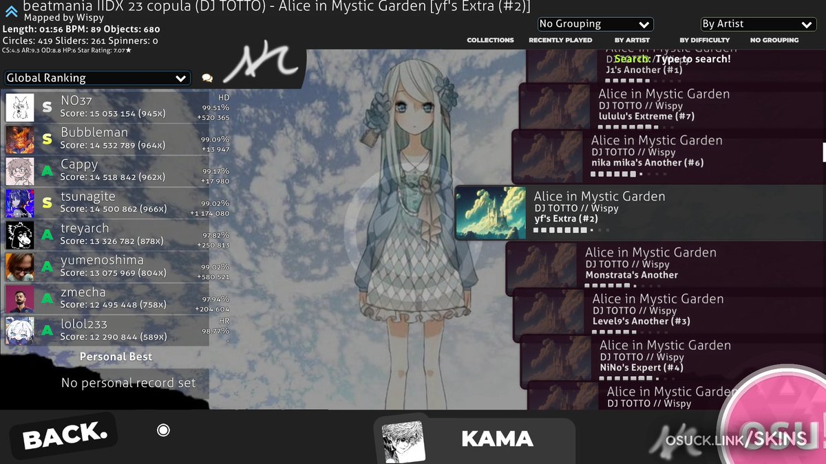 «{K} kqma v1» Aspect ratio: 16:9 Modes: osu Size: 11.8 - 11.9MB ...