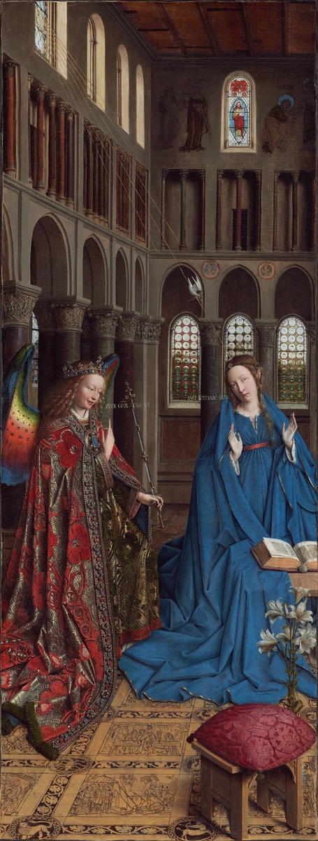 artistvaneyck's tweet photo. The Annunciation #artbots #vaneyck https://t.co/AYFkvrPUuA
