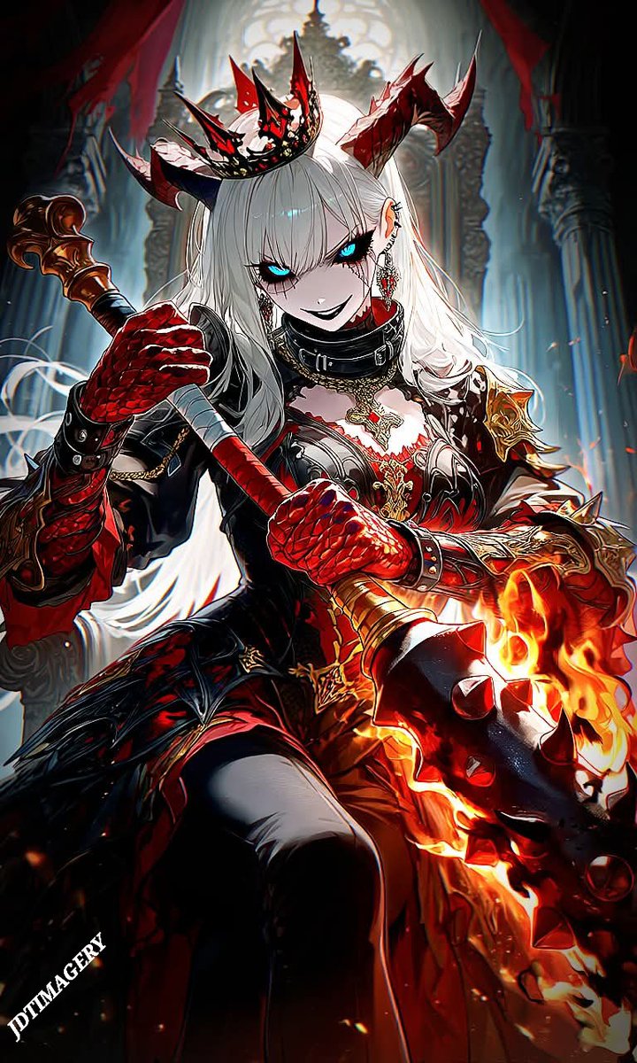 Jtick1287's tweet photo. OC Vespera queen to Hades.
(The Reanimated Dragon Queen)
"You thought you could challenge me? How deliciously stupid. I'll savor peeling the hope from your eyes."
#FantasyArt #AnimeArt #AIart #AIイラスト https://t.co/wESmjtSyb2