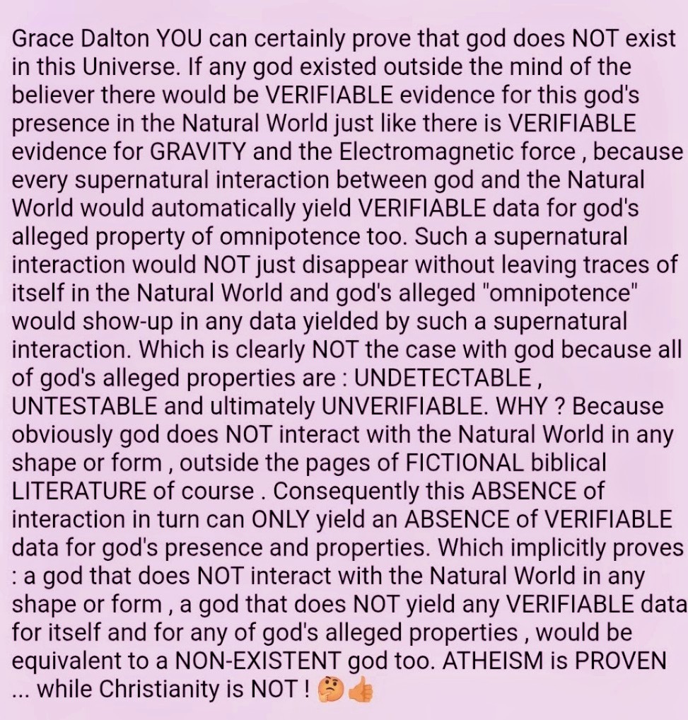 Sport76586's tweet photo. All gods are FALSE and FICTIONAL... and YOU can prove it too. Here is how ! 😉👇 https://t.co/51XkA3dX3e