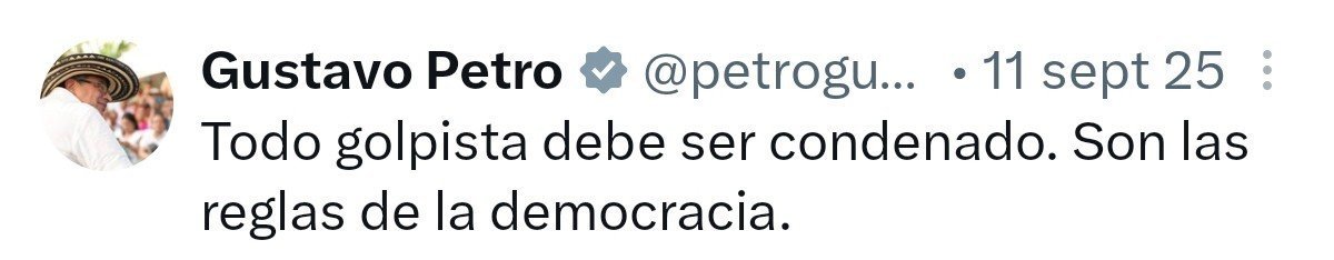puesvalabala's tweet photo. @petrogustavo Eres un paraco y golpista. Vas a pagarla caro, MUY CARO... https://t.co/dBeOs8SLoI