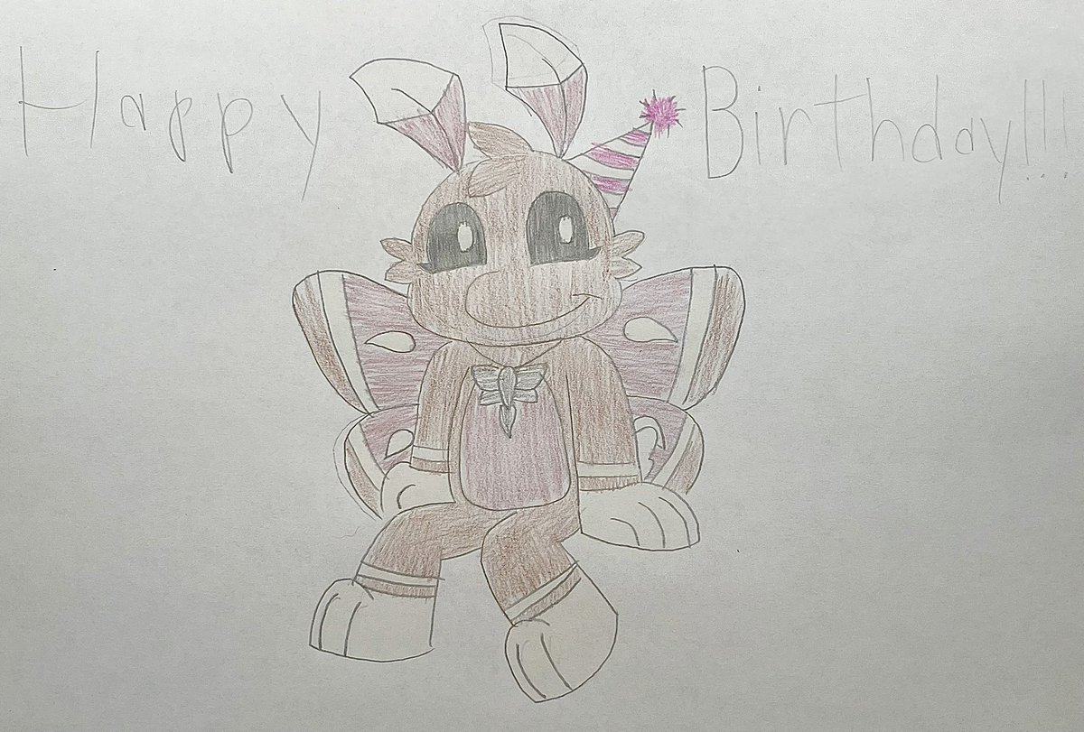 joeva005's tweet photo. Happy 25th birthday to @amberluvsbugs!!!🎁🎈🎂🎉🥳

Featuring their Crittersona MothFlare
#SmilingCritters https://t.co/ICssiS7eul