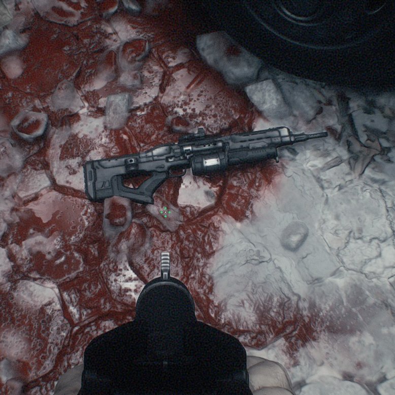 SgdBenjamin's tweet photo. As i suspected!

The insurreccionists on the flashback sequence uses the Doom 4 assault rifle
So some assets are in fact from the cancelled game. love it!! https://t.co/fek0Vxn1SO