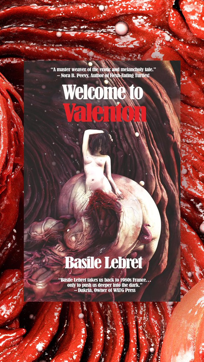 evoripclaw's tweet photo. After five years and over twenty pubs, Carnage House fulfiled my dream and released my first book this year.

May 1st marked the appearance of Welcome to Valenton upon the world. Think the Substance meets Twin Peaks. All illustrated by French horror artists https://t.co/8gfxnNMWJa