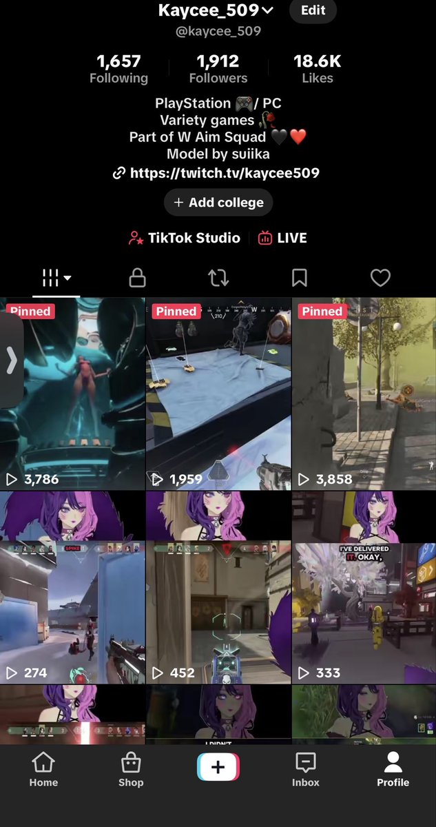 Kaycee_509's tweet photo. Thankful for everyone we hit 1900💜🥹  this past week. Been multi streaming lately. My mental health has been so bad lately been distant with people and life been rough but I’m trying to do what makes me happy so yall make this worth it love yall! https://t.co/BdLZ9Z2wEY