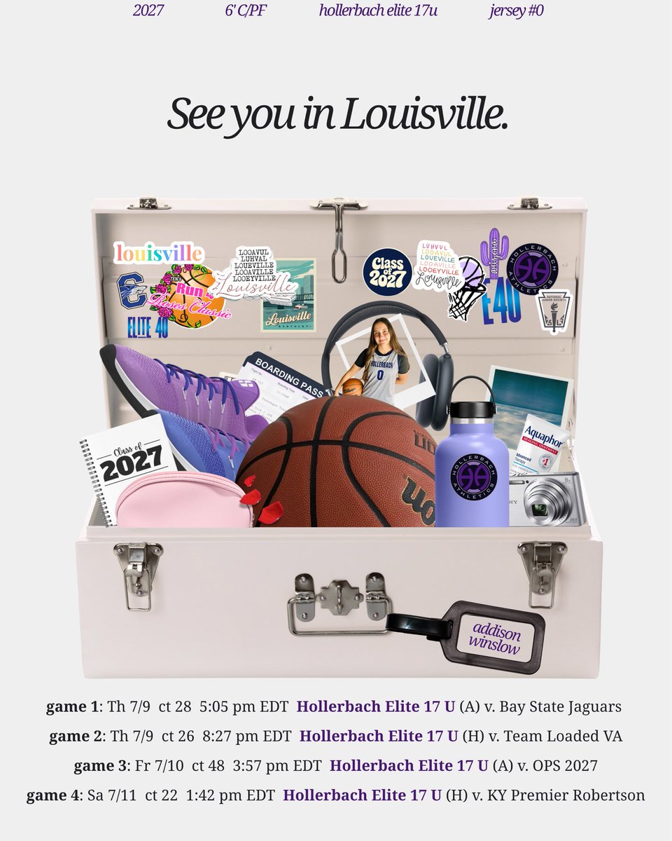 addiewinslow27's tweet photo. @FlyingQueensWBB Safe travels to Louisville! 🌹
If you're able to, my teammates and I would love for you to catch a game!
Addison Winslow
#0 | Hollerbach Elite 17U E40
2027 | 6'0" C/F | 4.2 GPA
Schedule below ⬇️🏀
#Run4TheRoses #Elite40 #ClassOf2027 https://t.co/tgiziyVyTo