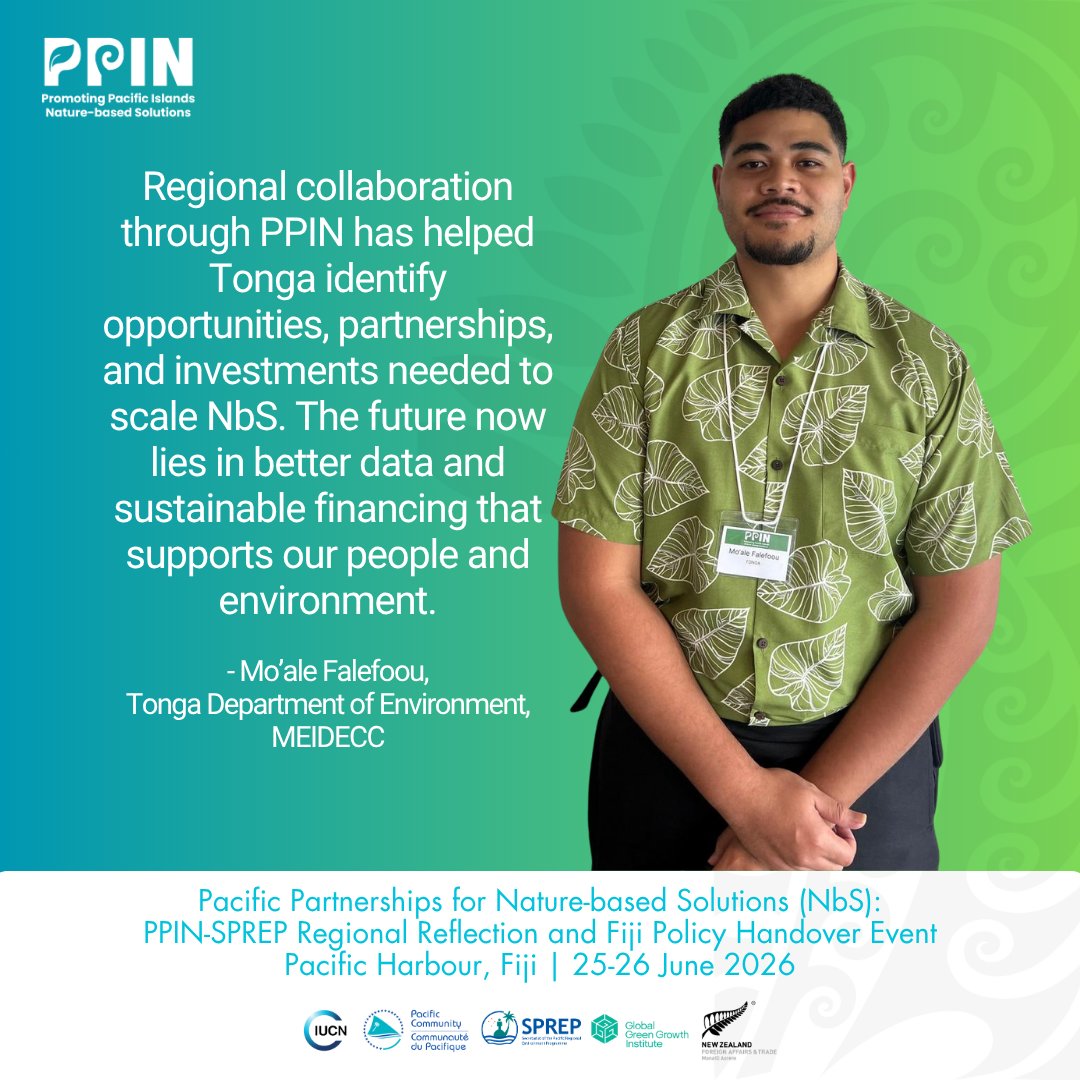 SprepChannel's tweet photo. SPREP-PPIN Regional Reflection Event Charts the Next Phase of Nature-based Solutions

https://t.co/t72ruKTSAW https://t.co/JJ4iQxfSJy