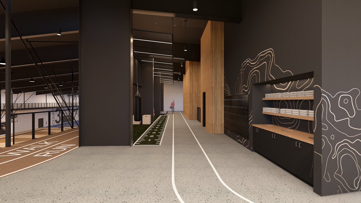 GH2Architects's tweet photo. Game on, Ada 🏀⚽✨ GH2 partnered with the City of Ada on a 65,000 SF multi-use Sports Complex, now under construction. From indoor courts to a turf field, trails, and a playground with a zip line, this project brings play, fitness, and community together. https://t.co/Xevwa31yMh