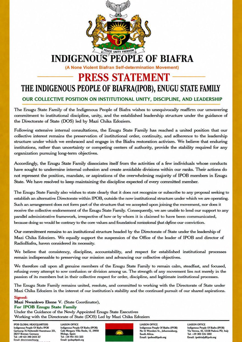BiafraIpobDubln's tweet photo. Public Notice! https://t.co/axbQwOs0SM