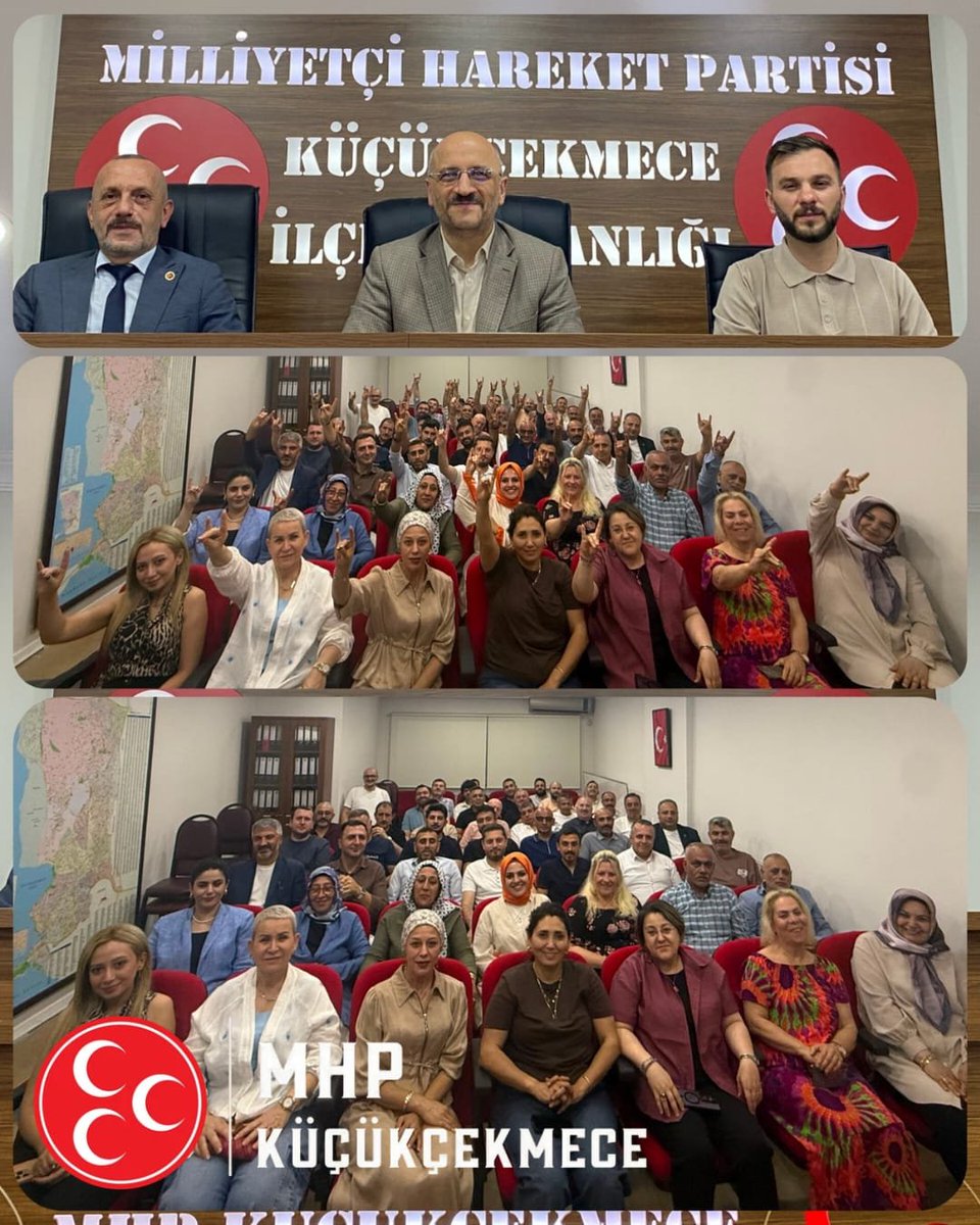 KCEKMECE_MHP's tweet photo. İlçe Başkanımız Sn. #EkremSarısoy Beyefendi'nin başkanlığında Olağan İlçe Yönetim Kurulu Toplantımız gerçekleştirilmiş ve yakın dönemdeki faaliyet planlarına yönelik değerlendirilmelerde bulunulmuştur.

@MHP_Bilgi
@_MHPistanbul_

#MHPİstanbul 
#MHPKüçükçekmece https://t.co/zNR4FfWTmC