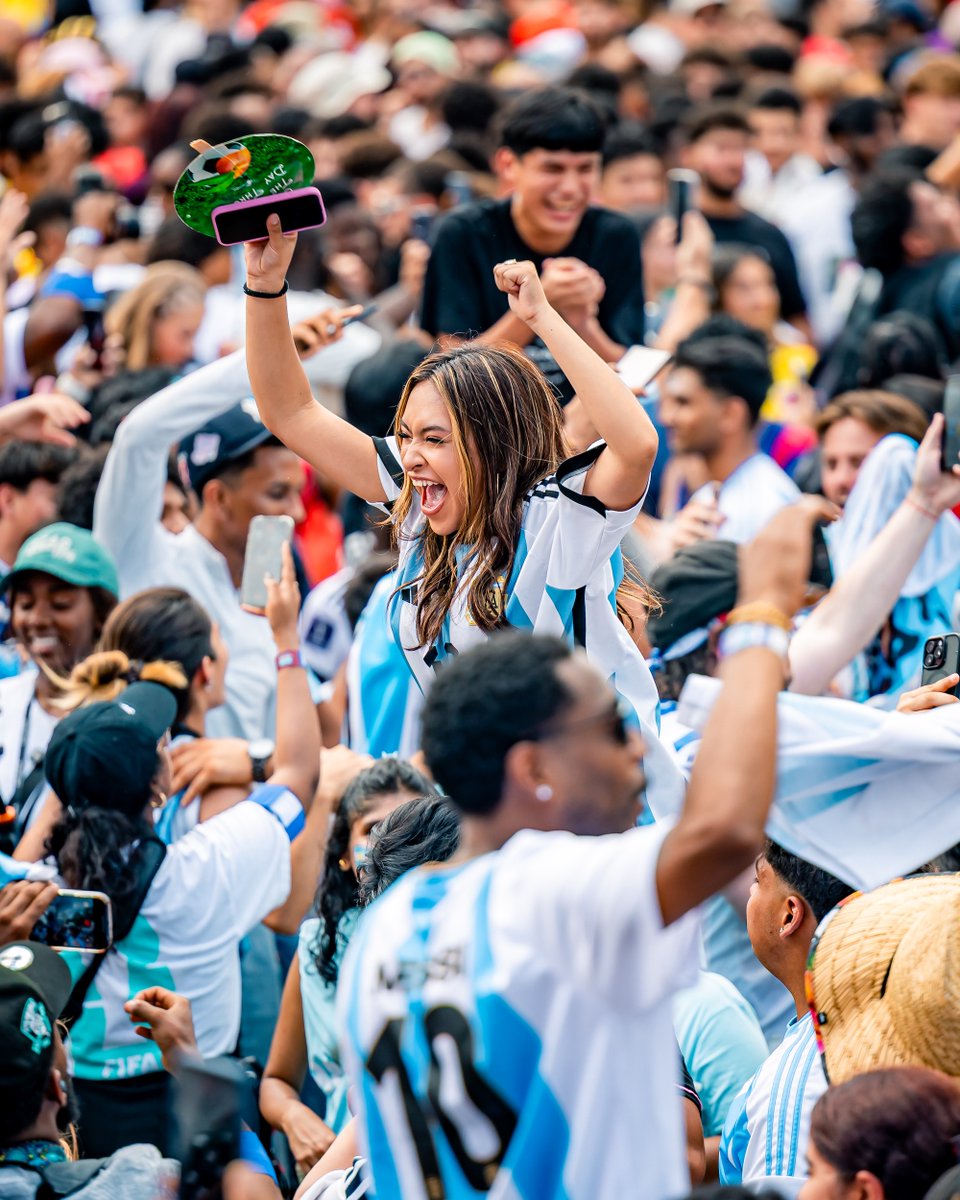 FWC26Atlanta's tweet photo. This game, this beautiful game 🥹 

Crowds at FIFA Fan Festival™ were having a time during Egypt-Argentina. 

#weareatlanta #weare26 #fifaworldcup https://t.co/0e01xu1DB1
