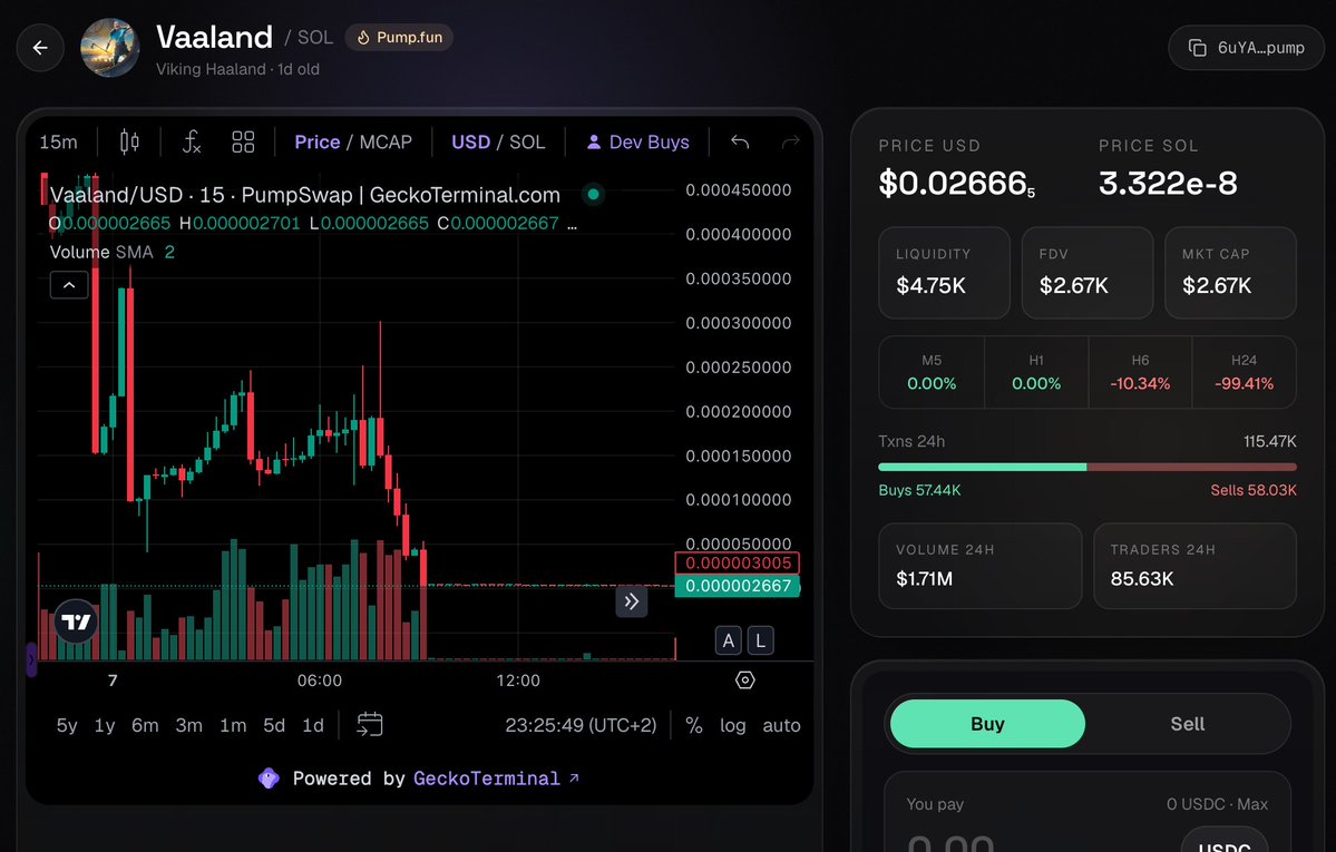 lumeusdc's tweet photo. Click into any token on LumeUSD and get its own page: a live chart, market stats, and a buy/sell widget that swaps USDC against it through Jupiter. Research and trade without leaving the screen. https://t.co/30zRTPl6Mo