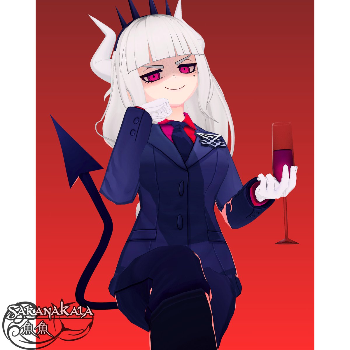 BeetleBaa's tweet photo. CEO of Hell (and pancakes)

#helltaker #helltakerfanart #lucifer https://t.co/VZPc28mSFR