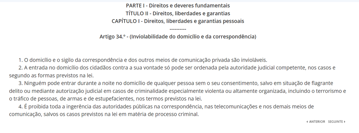 jorgeclpires's tweet photo. How are you enfocing #chatcontrol in Portugal @EP_President ? Our constitution strictly prohibits the violation of private communications.

"1. The home and the privacy of correspondence and other means of private communication are inviolable."