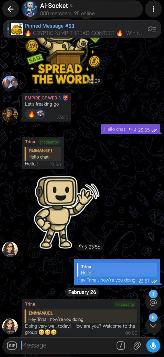 Emmanuel1193294's tweet photo. It all Started here about 5 months ago.
I've been grinding with $ASK since the 26th day of February and I can tell you for a fact that it has been a great experience so Far !
When I say I'm In, I'm definitely In for the long haul !
I'm grateful to God for what we've achieved so far , We will still do more 🫶🏾
Goodnight Friends 🌃

#CryptoAlpha #CryptoGems #CryptoAirdrop