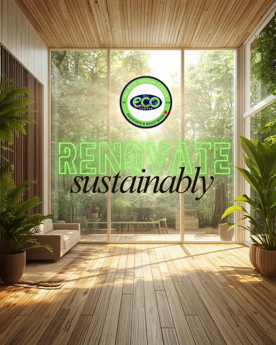 All_Eco_Center's tweet photo. Visit our fully furnished showroom featuring healthy, sustainable, and unique options for every space — kitchen, bath, basement, flooring, and whole-house renovation dreams. 💚

Call All Eco Design Center at 301.949.4326. https://t.co/V2HSm4AohH