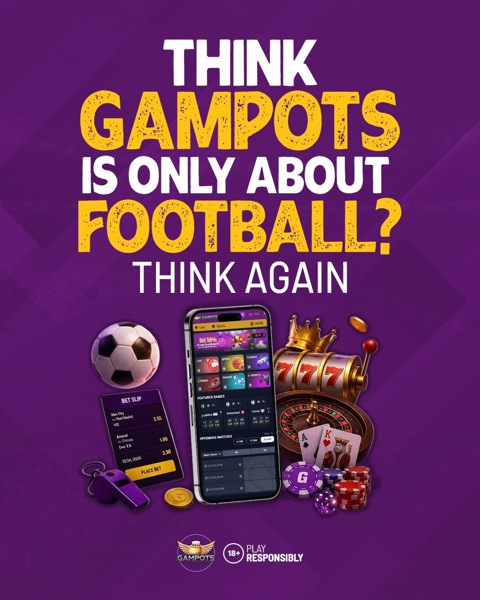 gampots's tweet photo. Football na just the beginning.

There’s plenty more to discover on Gampots.
Which one catch your attention first?

Visit https://t.co/yvvLDUnwqD and register with Promo Code: WC2026 to get started.

#SportsCommunity #VirtualGames #Aviator #CasinoGames #Gampots https://t.co/EeAZ5yYqTU