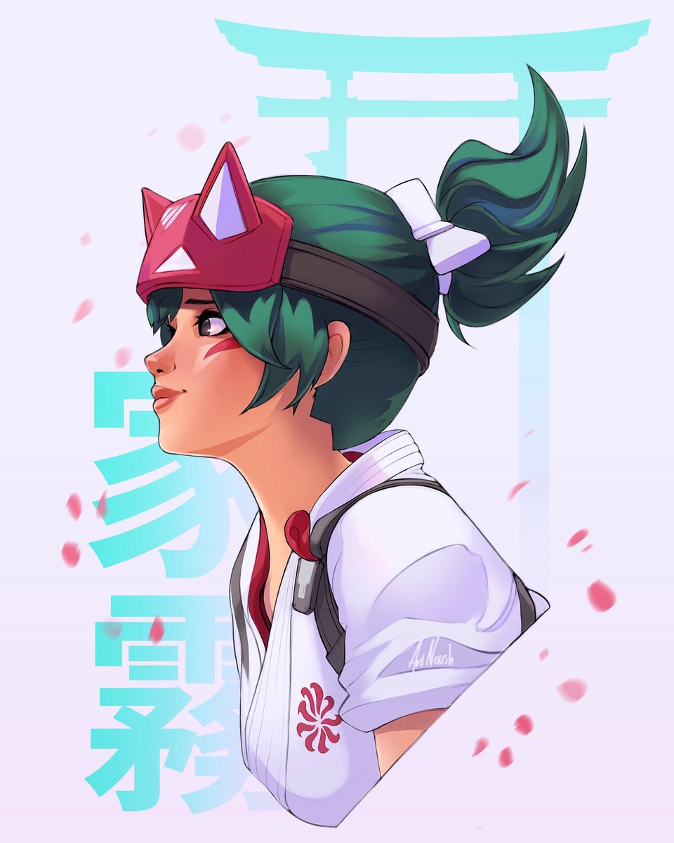 ArtNoush's tweet photo. Happy Birthday Kiriko 🦊🌸

#Overwatch https://t.co/bTr8f9jnMe