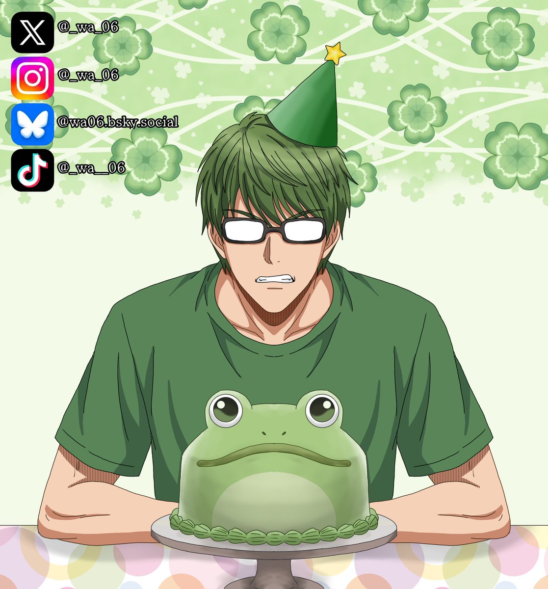 07/07 HBD 🎂 #_wa06 #kurobas #緑間真太郎生誕祭2026 #緑間真太郎誕生