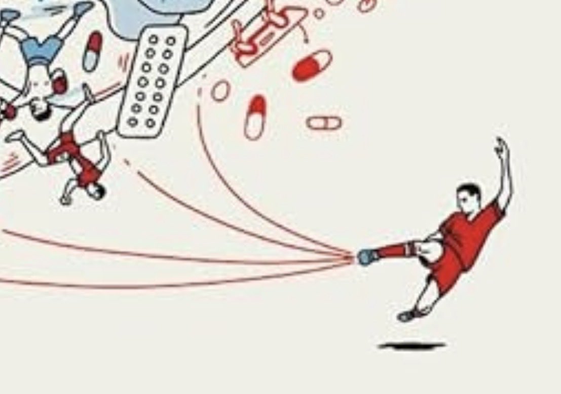 ElHiloRojoTV's tweet photo. Una final del Mundial entre rojos y azules, Inglaterra contra Francia, sería algo que ni el mejor guion de The Economist podría imaginar: una final clavada en Nueva York, el 19 de julio, justo en el año en que se cumple el 250º aniversario de la independencia de Estados Unidos.

¿Recuerdas la portada de The Economist World Ahead 2026?

La pregunta es: ¿jugará Inglaterra de rojo?
👇