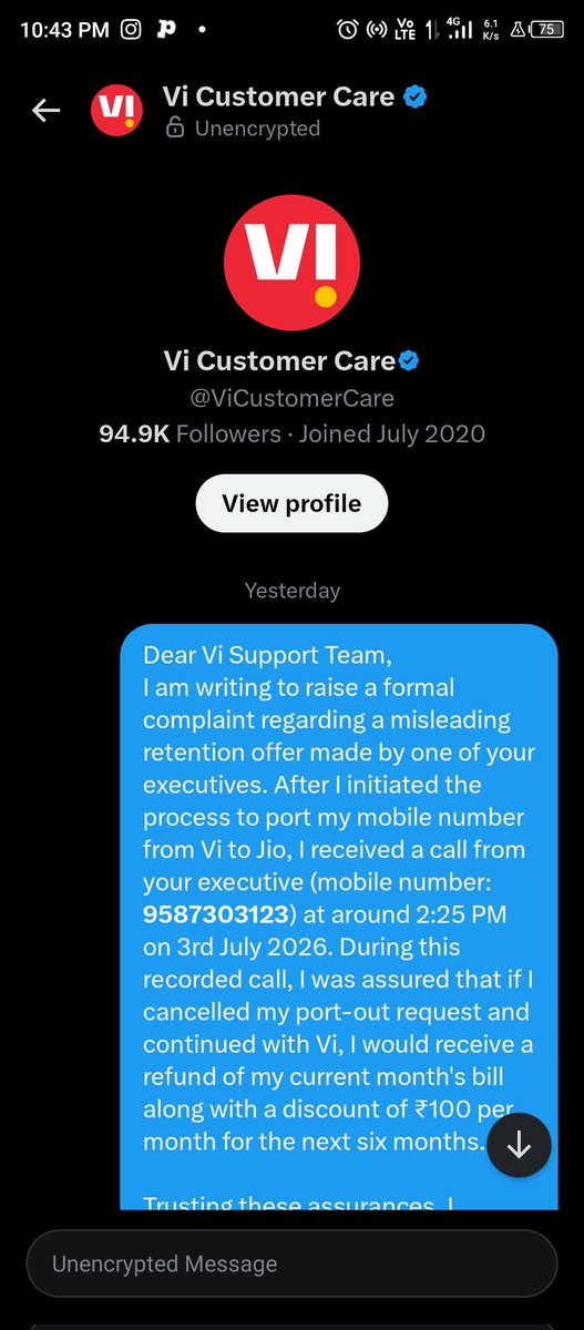 shriram78's tweet photo. @ViCustomerCare Reply than you guys are most hypocrite how shamless man look no reply yet dmed you its been more than 24 hrs @ViCustomerCare https://t.co/VQooHoLtY2