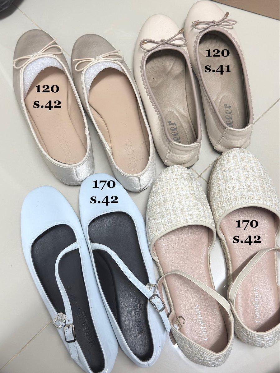 barthiton's tweet photo. ใส่แค่3-4ครั้ง บางคู่ใส่ครั้งเดียว 
พร้อมส่งวันเสาร์‼️‼️

ค่าส่ง 40 รับหลายคู่ลดได้นะะะ
Meeer,bata,marshmallow,gordinary

#ส่งต่อรองเท้ามือสอง #ส่งต่อรองเท้า #รองเท้าแบรนด์แท้ #รองเท้าแมรี่เจน #รองเท้าคัชชู #ส่งต่อคัชชู #ส่งต่อเสื้อผ้ามือสอง #ส่งต่อเครื่องสำอางค์ https://t.co/vCP0SRbKSq
