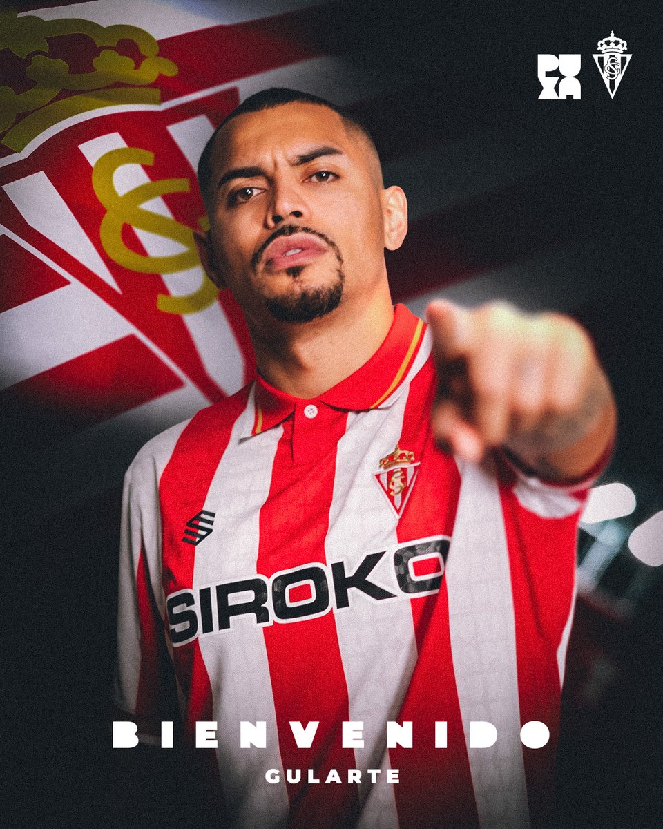 RealSporting's tweet photo. Emanuel Gularte, jugador del Sporting.

🟥⬜ ¡𝑩𝒊𝒆𝒏𝒗𝒆𝒏𝒊𝒅𝒐!