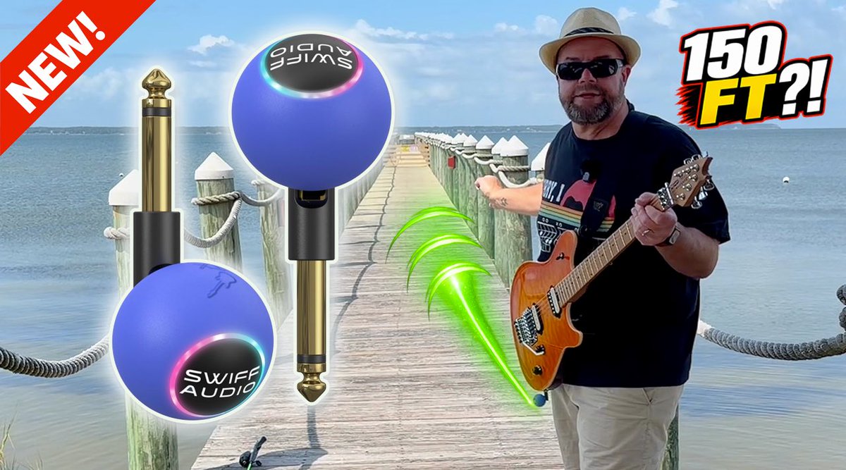 VaporTrailCh's tweet photo. New Guitar Wireless from @Swiffaudiojapan is up on the channel! Check it out here ⬇️ 150ft Test! Swiff WT-09B Wireless System (Is It Worth It?)
https://t.co/N0MeBpA7pe https://t.co/u5tGsCuLUe