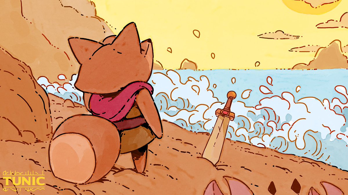 FinjiCo's tweet photo. TUNIC is a Humble Choice for July! 🦊 No better excuse to spend your summer as a little, brave fox. https://t.co/FJRhi9Zy1m