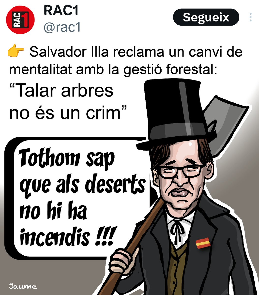 jm_clavero's tweet photo. Aquestes declaracions sí són un crim. En un país normal ja hauria dimitit i hauria desaparegut en algun dels deserts dels que parla @BogunaJaime
Deu ser que no entenem el fosc i tèrbol progressisme del 155. https://t.co/WQVvwdEpo2