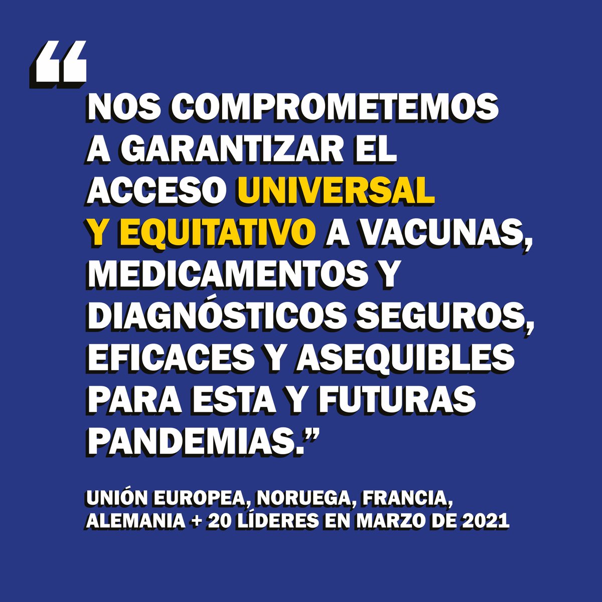 AHFLatamyCaribe's tweet photo. La historia del COVID pudo haber sido muy distinta. Si los países pobres hubieran podido fabricar sus propias vacunas y diagnósticos a gran escala, miles de vidas se habrían salvado.
El sistema PABS puede cambiar ese patrón: garantizando licencias para producir localmente y acceso equitativo para todos. La UE tiene que dejar que funcione. #FairPABS