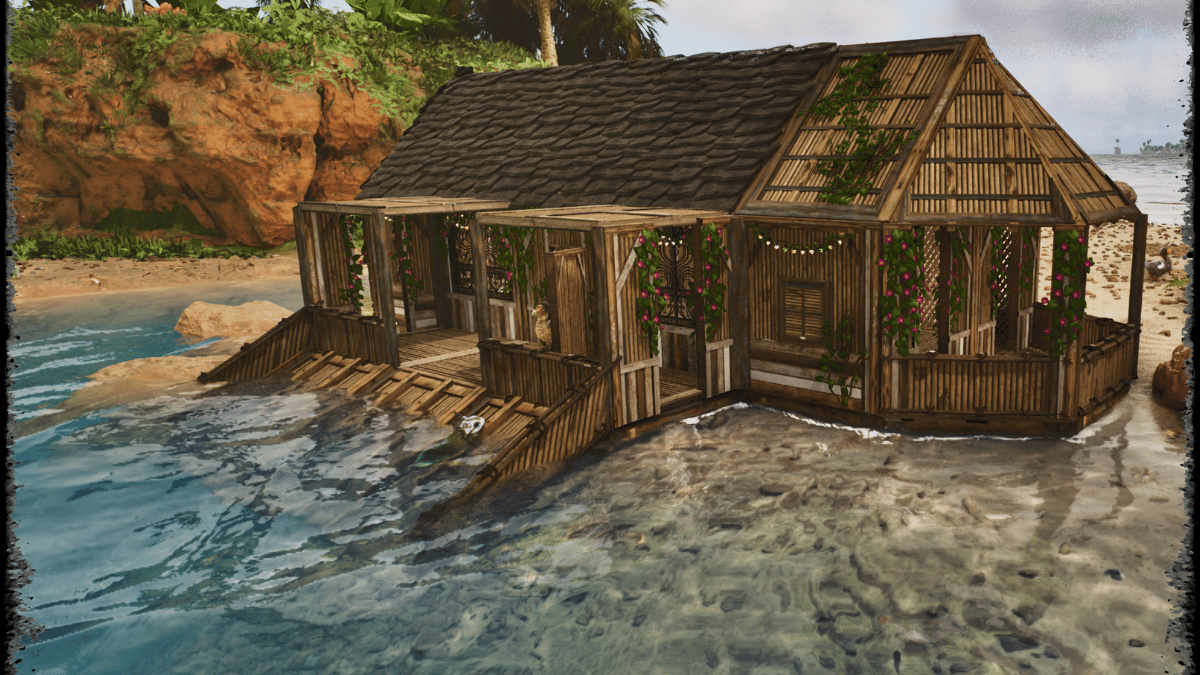 knufflesandman's tweet photo. Shanty Structures for @survivetheark  just dropped! 
I've released a brand new free cosmetic set of rustic wooden shanty structures perfect for beach bases, island villages, pirate coves, and cozy tropical builds.

Download it now on @CurseForge :
→ https://t.co/igbw9zIyYf

Let me know what you build with it! I’d love to see your creations #ARKSurvivalAscended #ARKMods