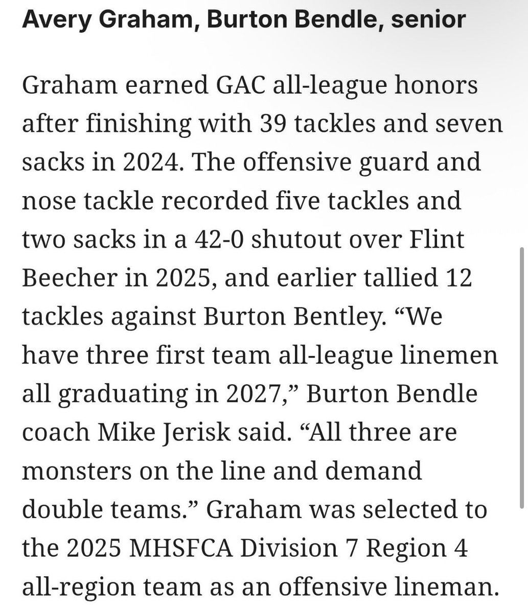 TheGrahamSlam21's tweet photo. Extremely Blessed to be recognized as one of the top Defensive Lineman in the state! https://t.co/Yxnl20fXcp