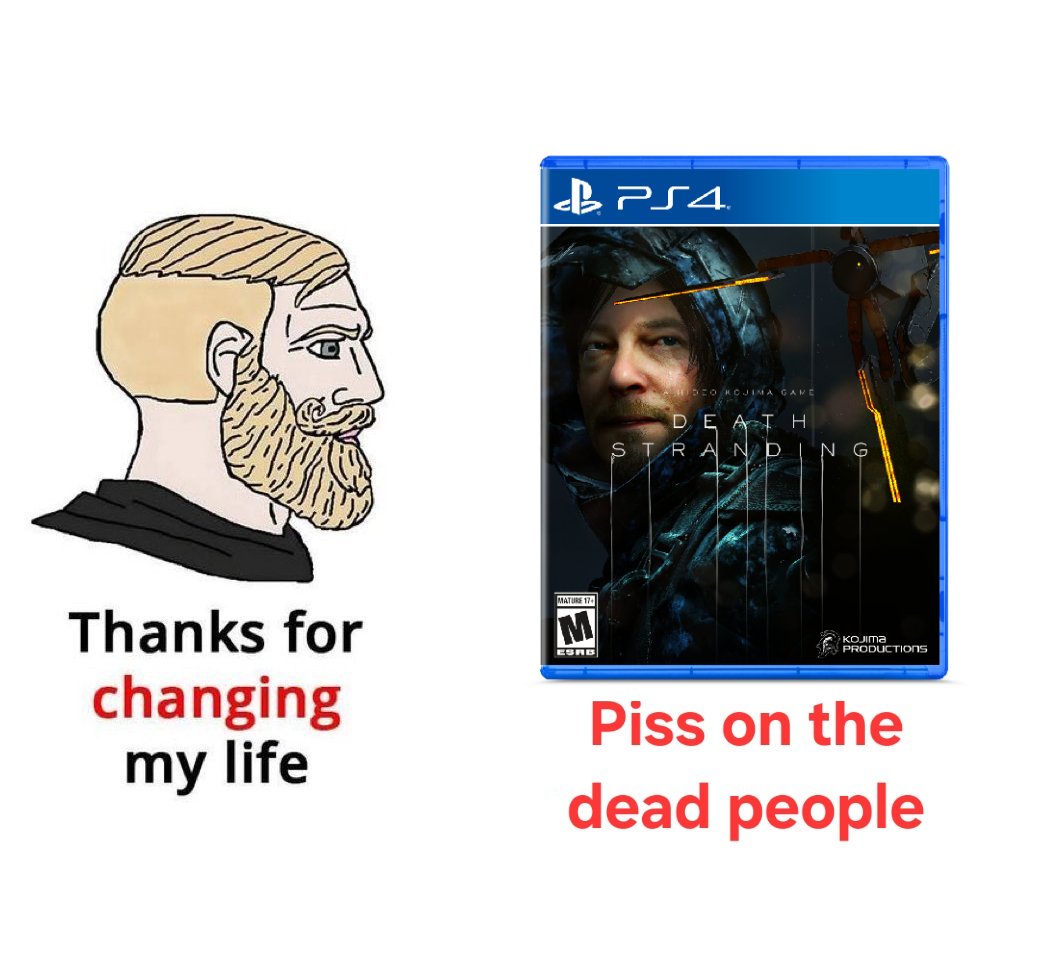 JeromeSankara's tweet photo. Thank you Death Stranding for saving my life but you're kinda weird sometimes but we love you for it so keep on keeping on https://t.co/tRgfDF5azT