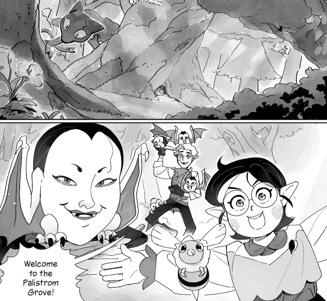 kolapon_art's tweet photo. Oh my god, we got preview pages for the TOH novel!!
Look at how gorgeous it is, I'm losing my mind 😭 https://t.co/i0H3i8foKd