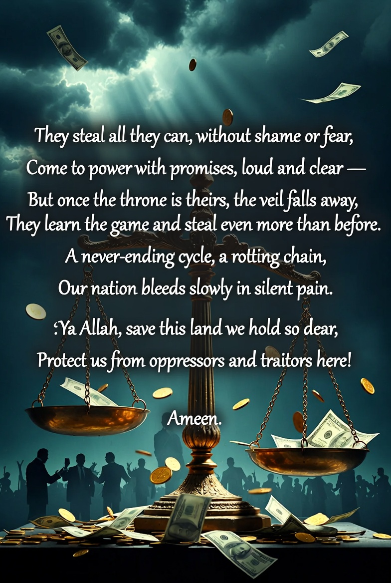 mujthabaMV's tweet photo. They come with big promises… then join the same old game.
A never-ending cycle of betrayal. Ya Allah, protect our nation. Ameen.
#MaldivesCorruption #SaveMaldives #PoliticalCorruption #BrokenPromises #JusticeForMaldives #EnoughIsEnough https://t.co/qAU00wAqiW