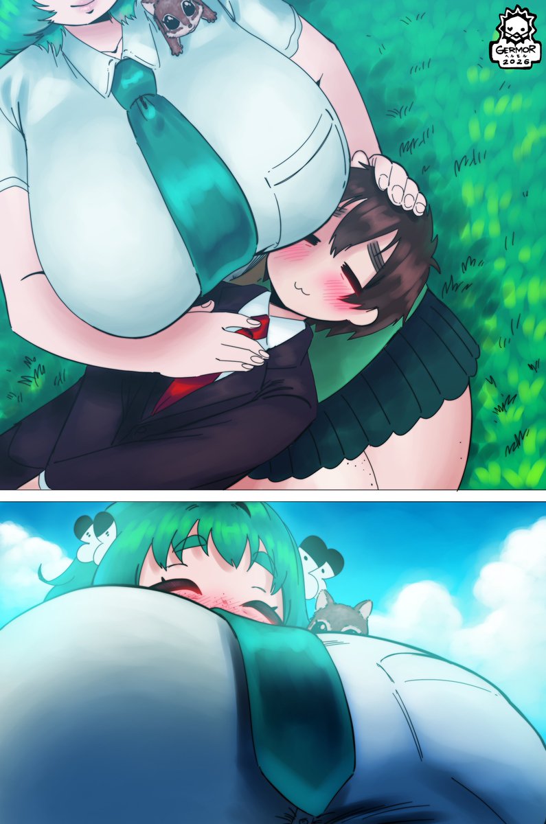 LeGermor's tweet photo. Yamame's Natural Lap Rest o( ❛ᴗ❛ )o

#優敷山女 #100カノファンアート https://t.co/N1eRisgXYU