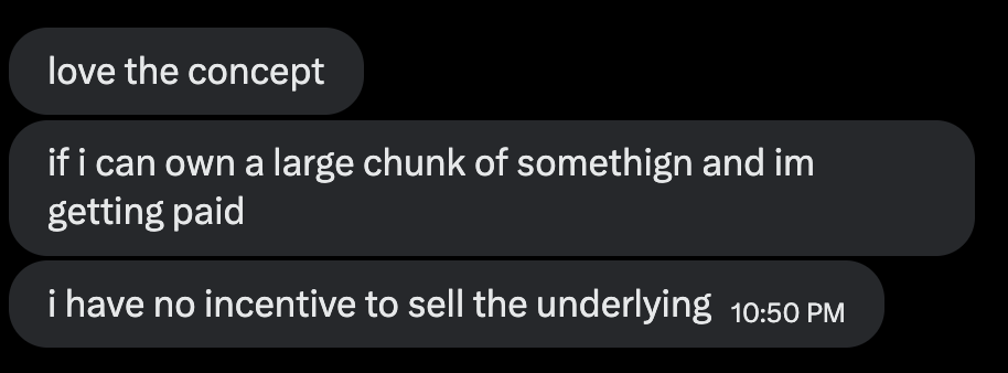nikshepsvn's tweet photo. getting some solid early feedback on stonks, think the tokenomics might have cooked here -- should be simple enough to onboard the masses while being unique enough to create new kind of onchain behavior and harder running tokens https://t.co/WS16SbngrF