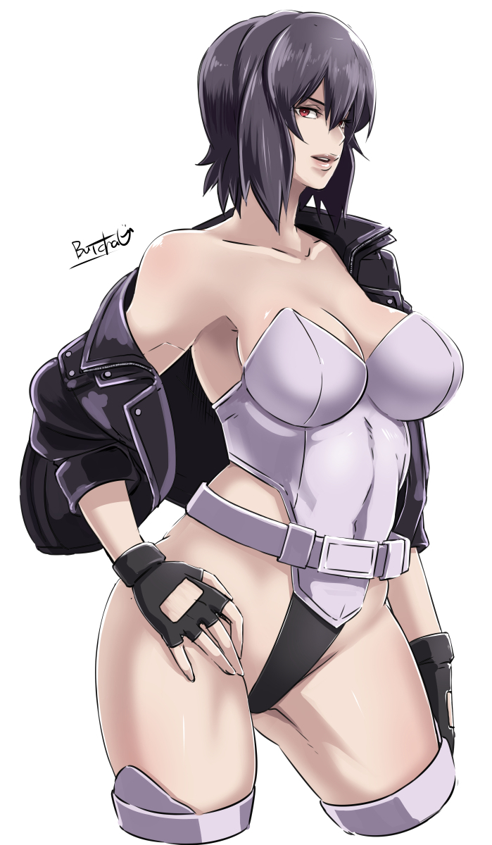 butcha_u's tweet photo. 検索で見つからなかったので前に描いた素子を再掲しておく('ω')=3 https://t.co/YBh1OAPbrn