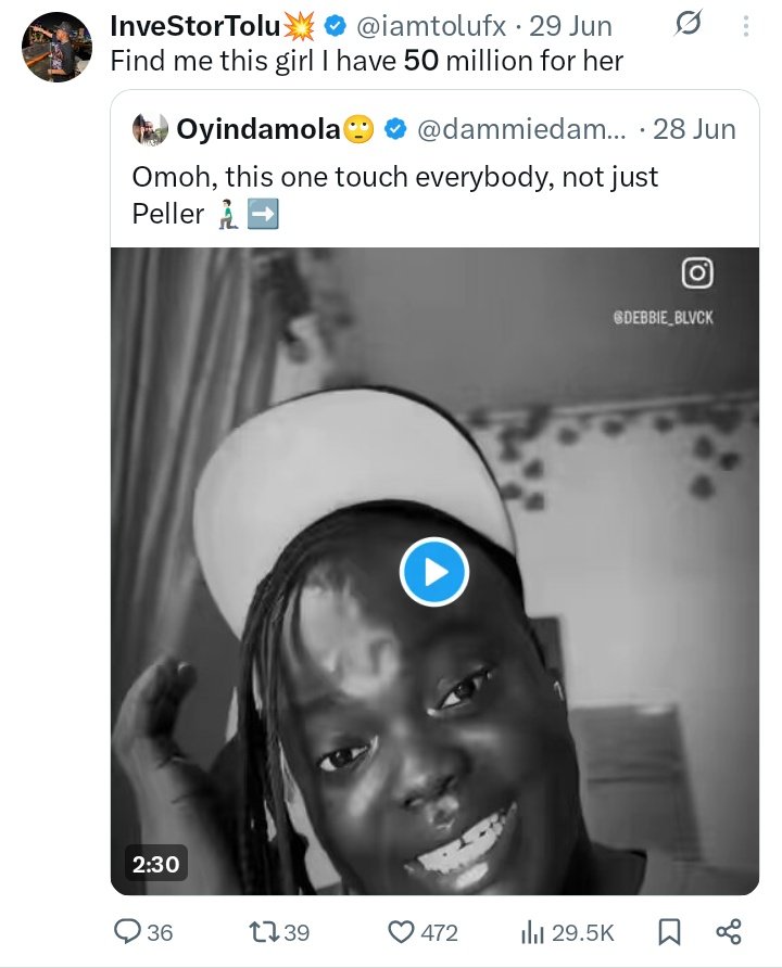 OlaitanSMC's tweet photo. With all due respect sir @iamtolufx ,Have you credited the girl you promised 50 million😌. https://t.co/31WoOEmnBK