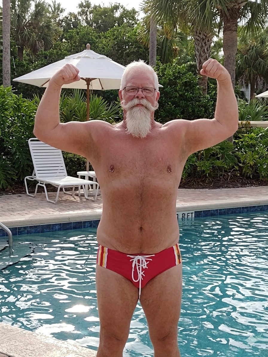Funforfurbear's tweet photo. Been working out this summer. It's showing and I'm happy with the progress. https://t.co/f7JkukvuMd