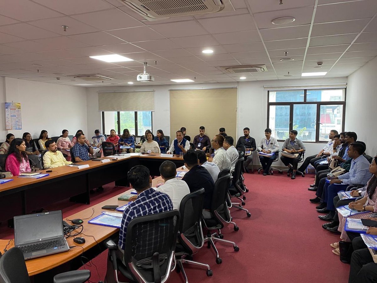 aasc1960's tweet photo. As a part of their FC,the ACS OTs visited the Directorate of Census Operations,Assam,to gain practical insights into the country’s census machinery &amp; population data systems.AASC is truly grateful to Shri Biswajit Pegu,IAS,Director of Census Operations for facilitating the visit. https://t.co/P9BtSWIv6I