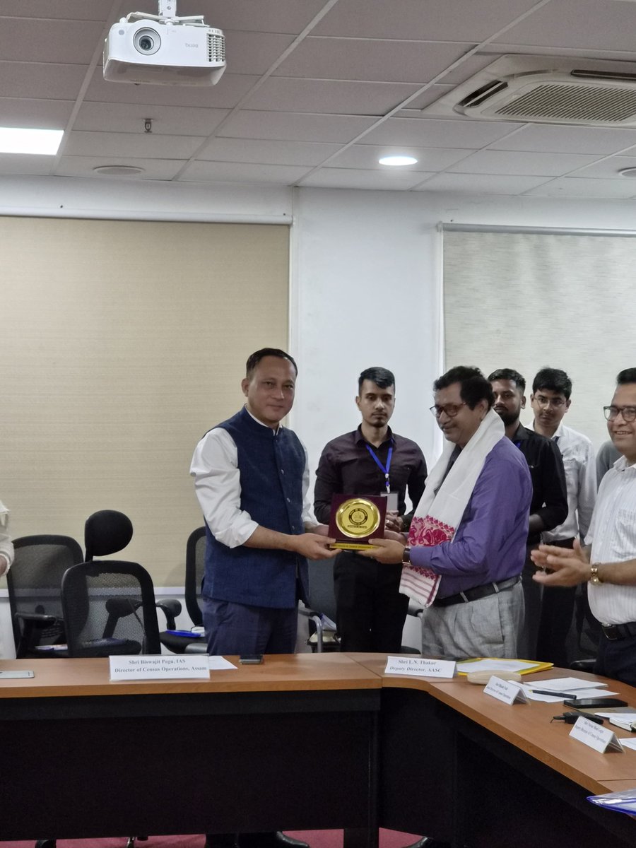 aasc1960's tweet photo. As a part of their FC,the ACS OTs visited the Directorate of Census Operations,Assam,to gain practical insights into the country’s census machinery &amp; population data systems.AASC is truly grateful to Shri Biswajit Pegu,IAS,Director of Census Operations for facilitating the visit. https://t.co/P9BtSWIv6I