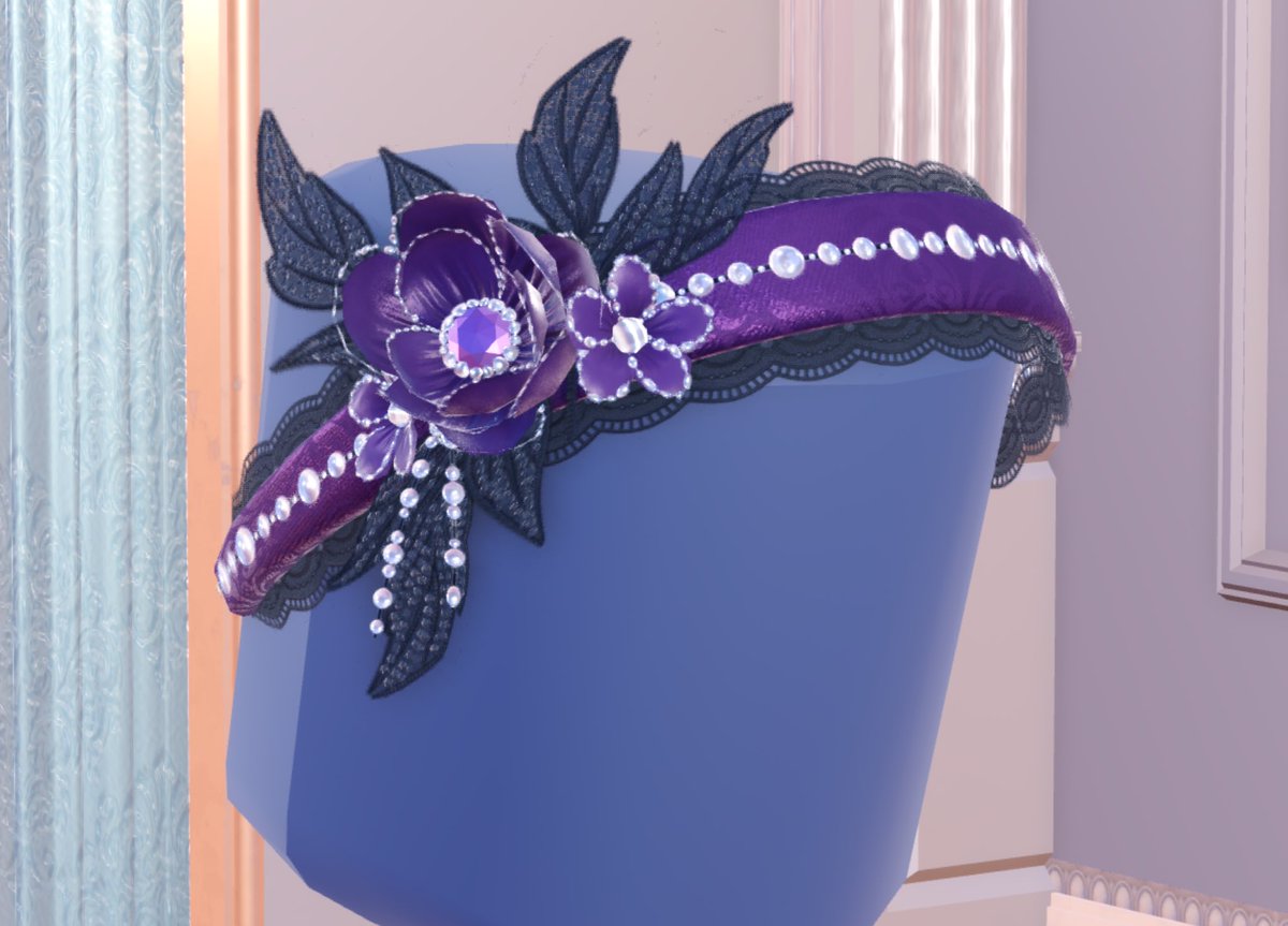 TheDTINews's tweet photo. The Midnight Muse Headband debuts as Day 36 of the Daily Login Reward in Dress To Impress. https://t.co/zx4xfLBCmB